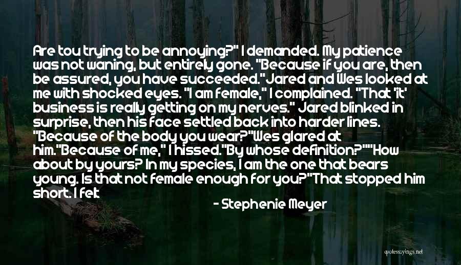 Female Species Quotes By Stephenie Meyer Female Species Quotes By Stephenie Meyer