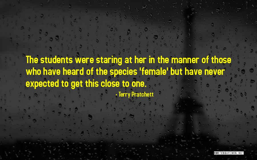 Female Species Quotes By Terry Pratchett Female Species Quotes By Terry Pratchett