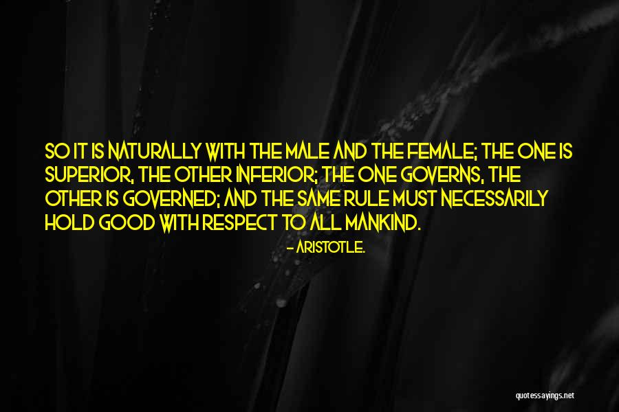 Female Versus Male Quotes By Aristotle. Female Versus Male Quotes By Aristotle.
