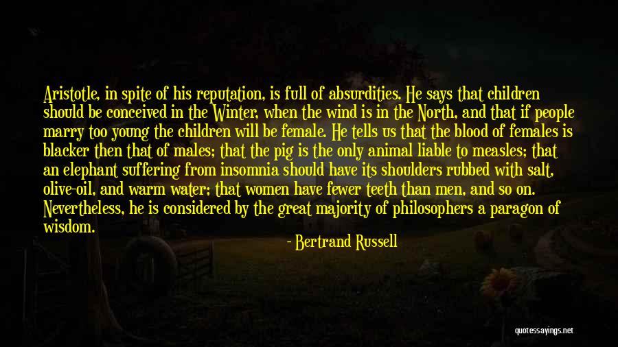 Females And Males Quotes By Bertrand Russell Females And Males Quotes By Bertrand Russell
