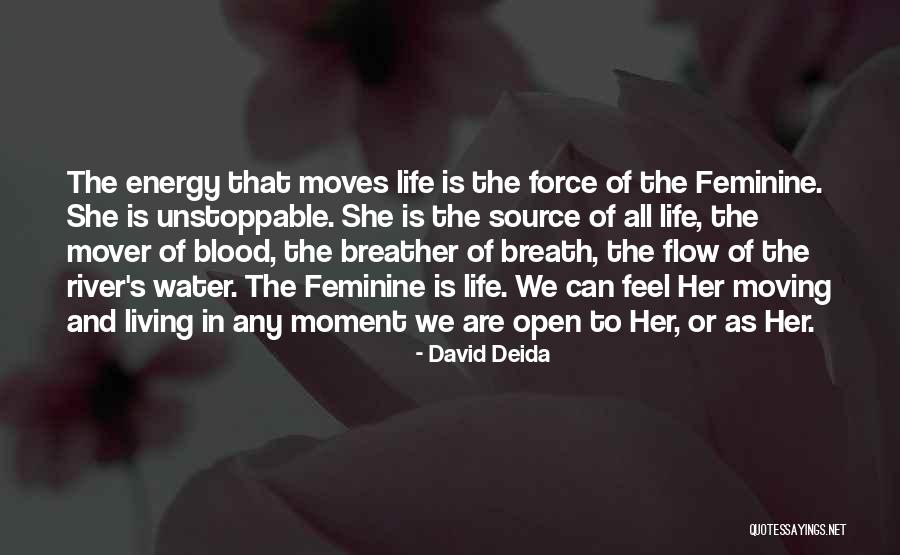 Feminine Energy Quotes By David Deida