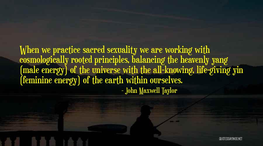 Feminine Energy Quotes By John Maxwell Taylor Feminine Energy Quotes By John Maxwell Taylor