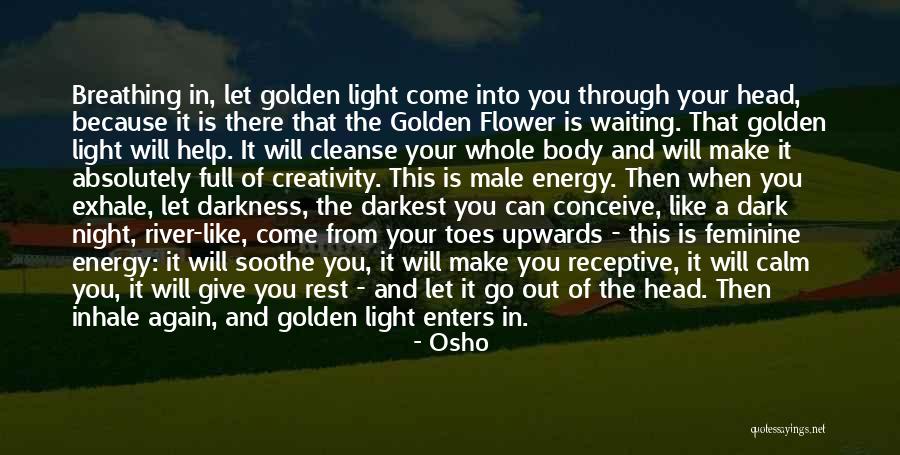 Feminine Energy Quotes By Osho