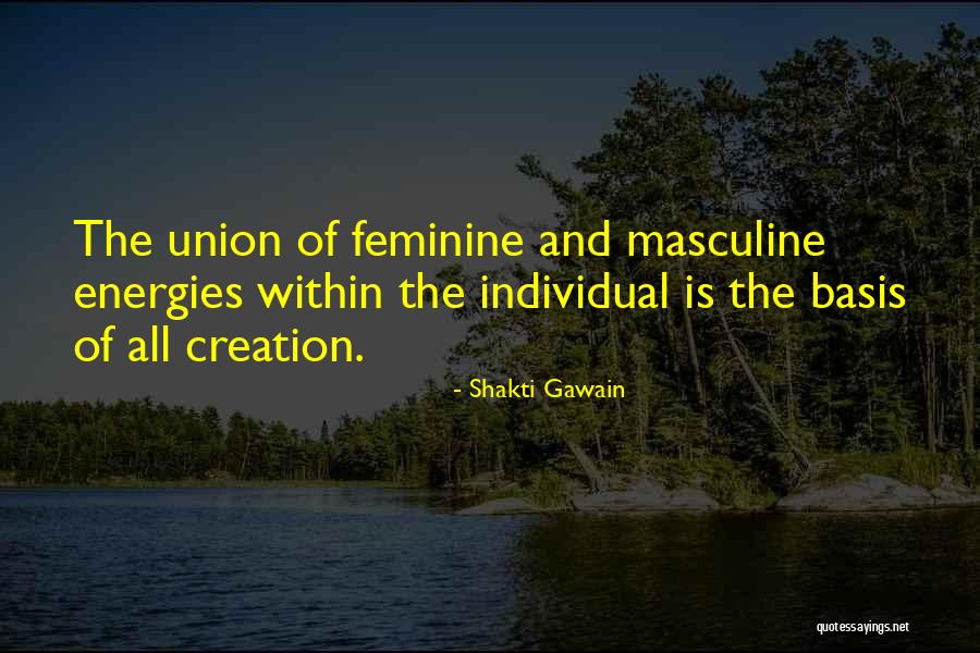 Feminine Energy Quotes By Shakti Gawain