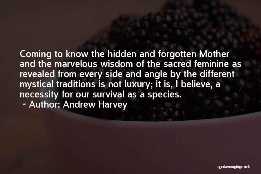 Feminine Wisdom Quotes By Andrew Harvey