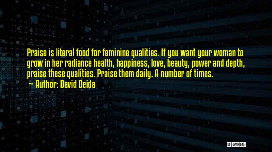 Feminine Woman Quotes By David Deida