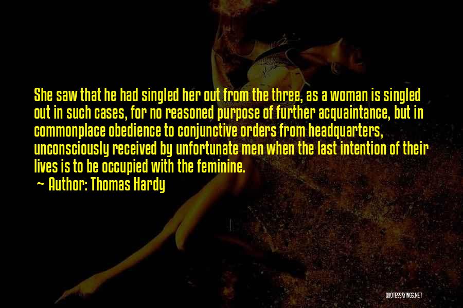 Feminine Woman Quotes By Thomas Hardy