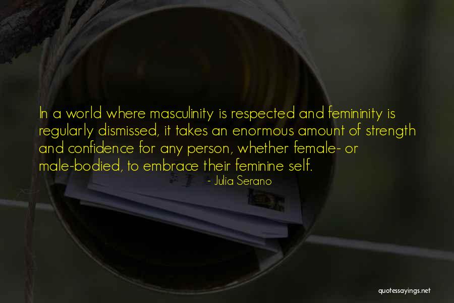 Femininity And Strength Quotes By Julia Serano