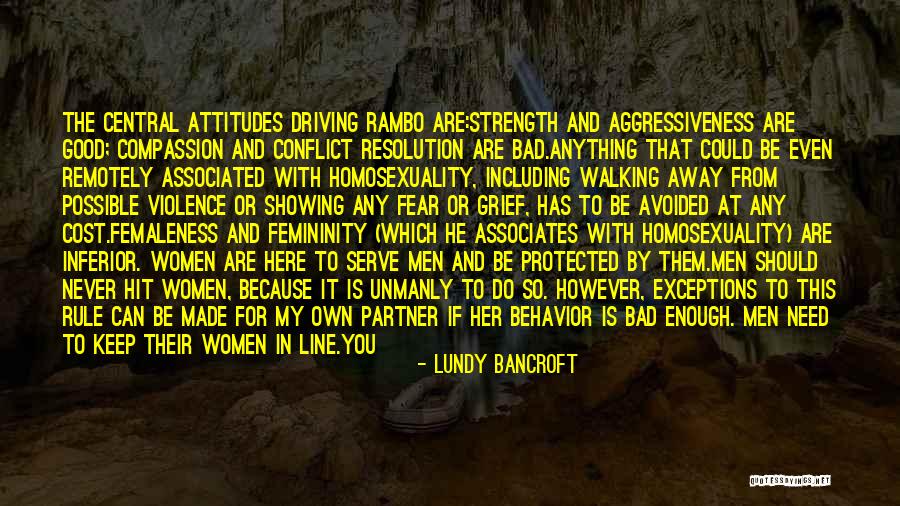 Femininity And Strength Quotes By Lundy Bancroft