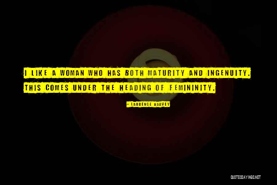 Femininity Quotes By Laurence Harvey Femininity Quotes By Laurence Harvey