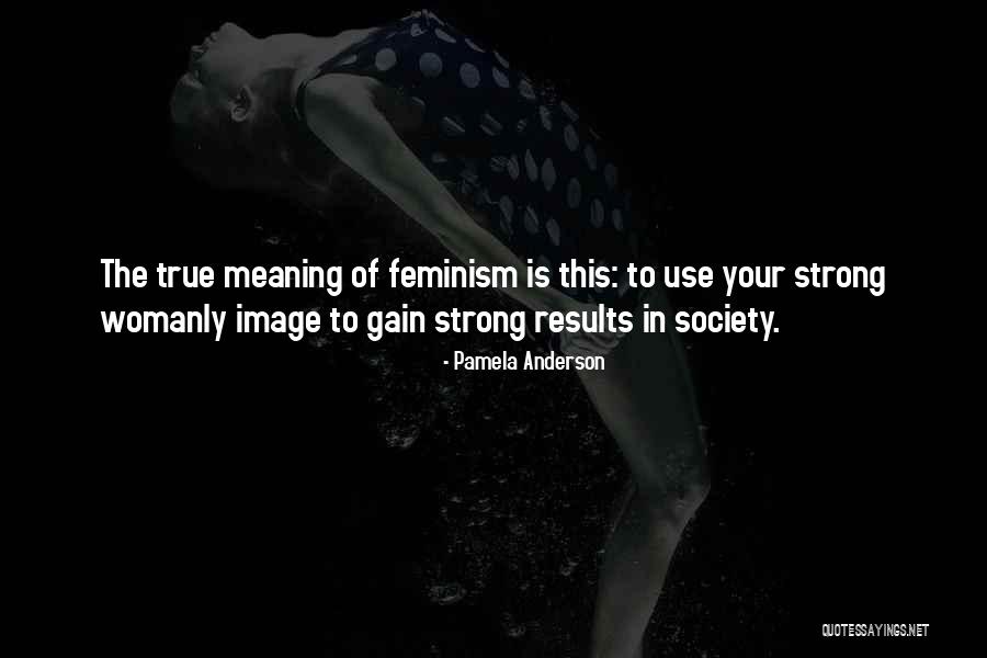 Feminism Meaning Quotes By Pamela Anderson Feminism Meaning Quotes By Pamela Anderson