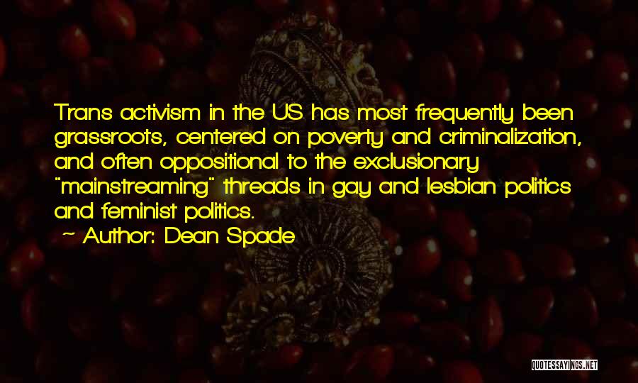 Feminist Activism Quotes By Dean Spade