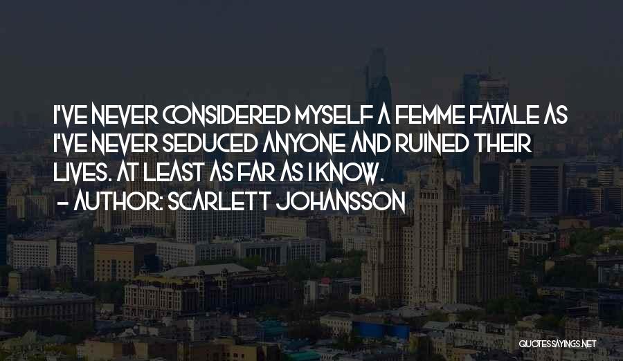 Femme Quotes By Scarlett Johansson
