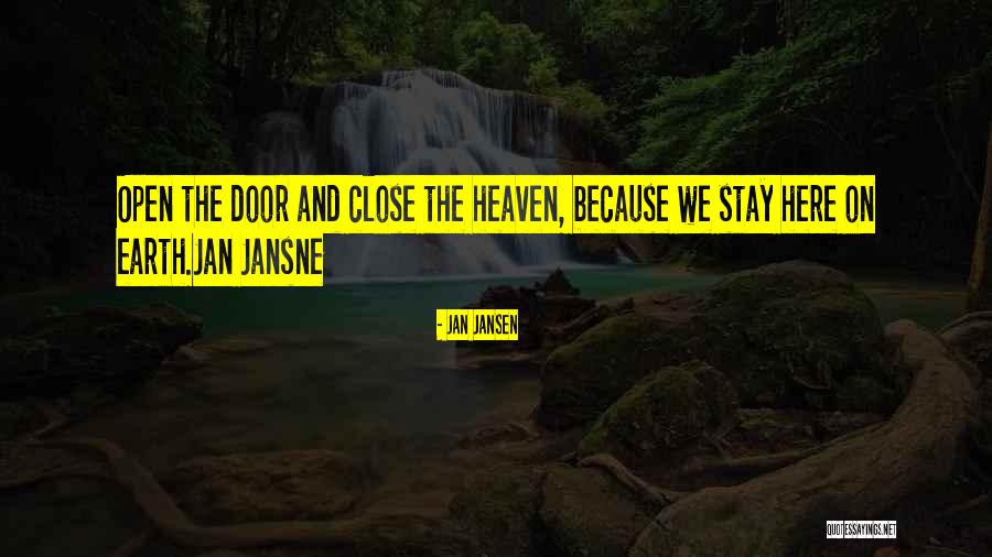 Fenstermacher And Company Quotes By Jan Jansen