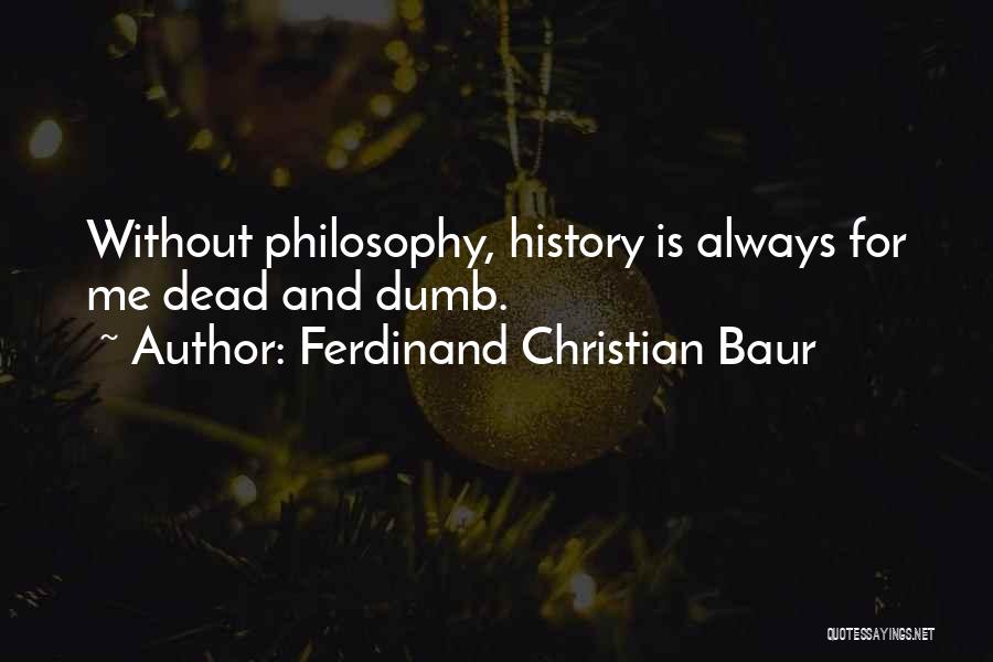 Ferdinand Christian Baur Quotes 1227008