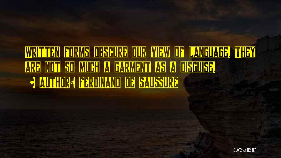 Ferdinand De Saussure Quotes 1045985