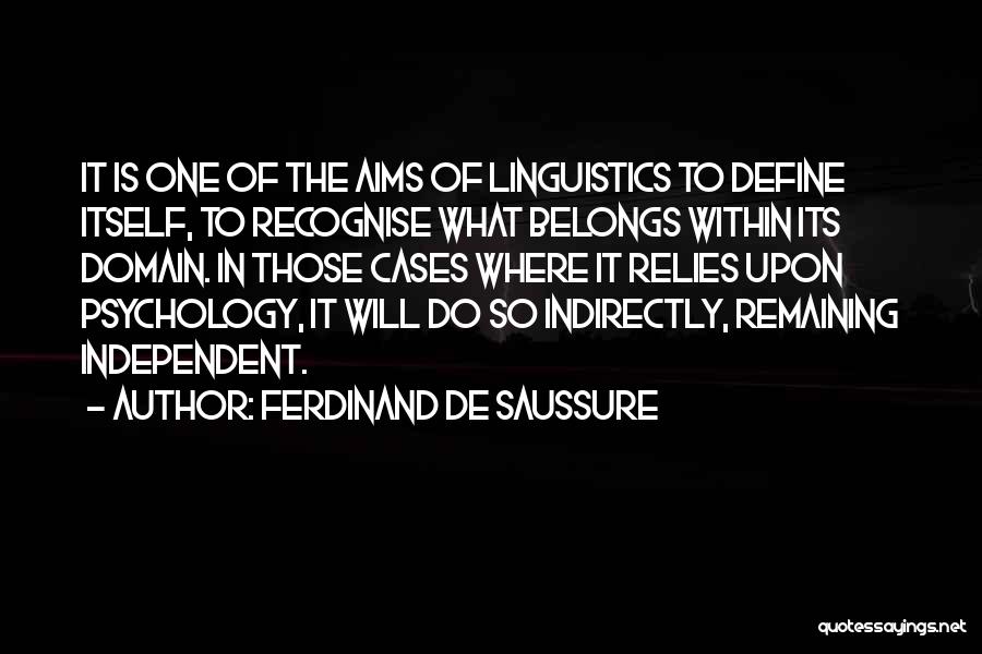 Ferdinand De Saussure Quotes 209416