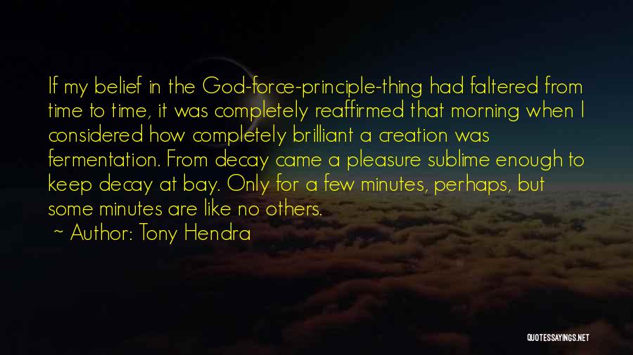 Fermentation Quotes By Tony Hendra