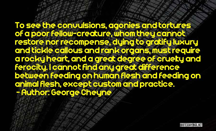 Ferocity Quotes By George Cheyne