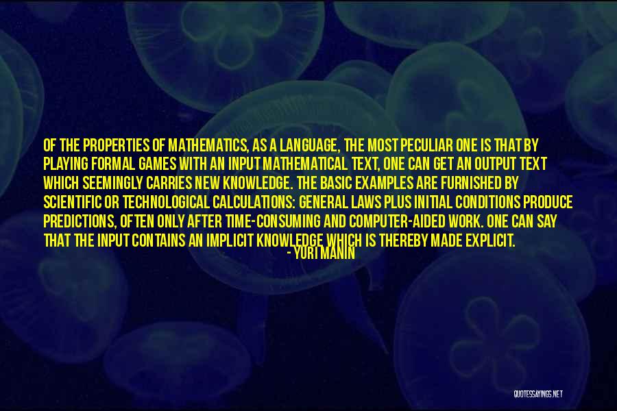 Ferrantes Mequon Quotes By Yuri Manin Ferrantes Mequon Quotes By Yuri Manin