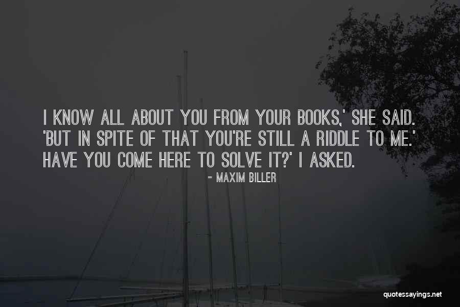 Ferraz Cross Quotes By Maxim Biller Ferraz Cross Quotes By Maxim Biller