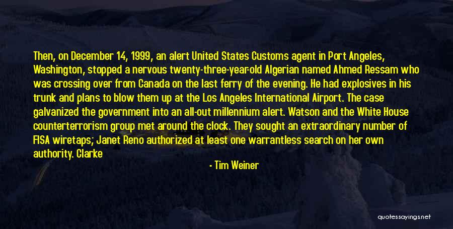 Ferry Crossing Quotes By Tim Weiner