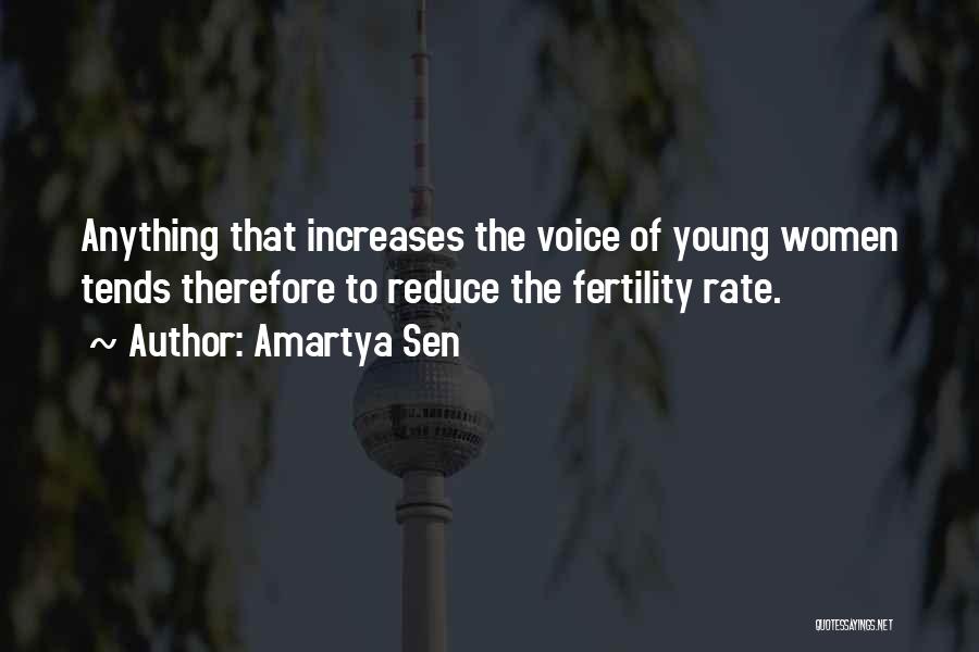 Fertility Quotes By Amartya Sen