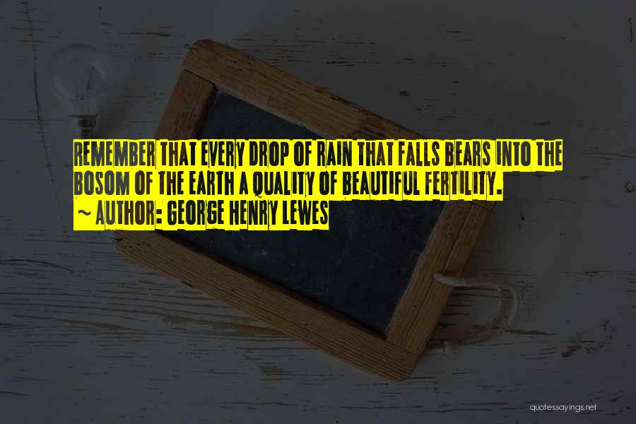 Fertility Quotes By George Henry Lewes