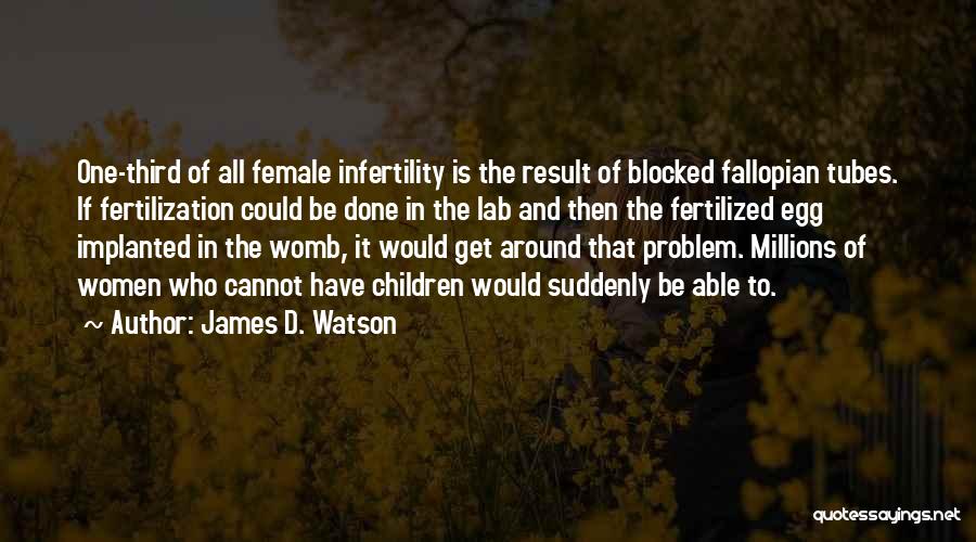 Fertilization Quotes By James D. Watson