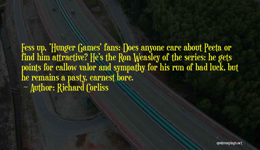 Fess Up Quotes By Richard Corliss