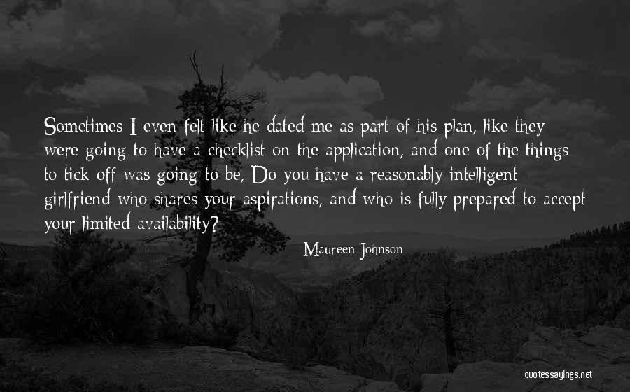 Fesser Foods Quotes By Maureen Johnson Fesser Foods Quotes By Maureen Johnson