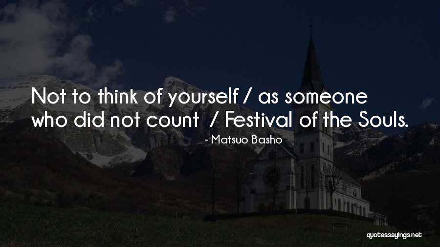 Festivals Quotes By Matsuo Basho