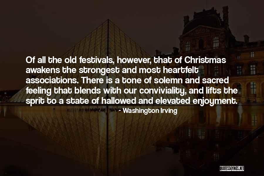 Festivals Quotes By Washington Irving Festivals Quotes By Washington Irving
