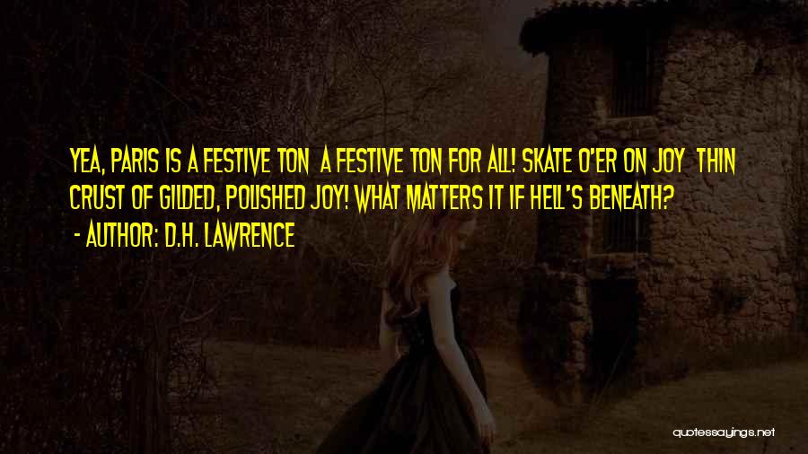 Festive Quotes By D.H. Lawrence