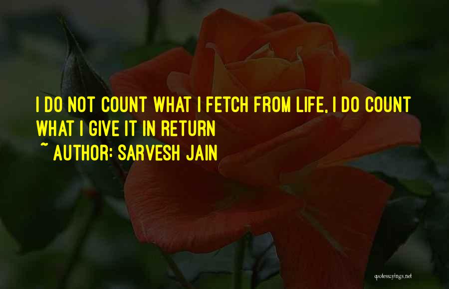 Fetch Quotes By Sarvesh Jain