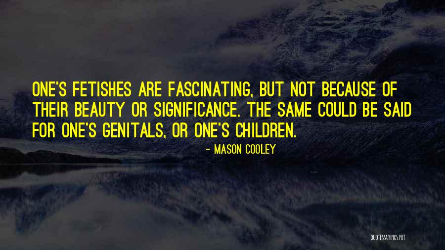 Fetishes Quotes By Mason Cooley Fetishes Quotes By Mason Cooley