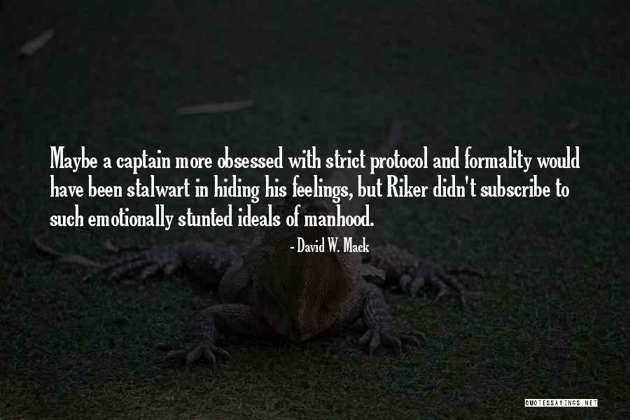 Fettle Poe Quotes By David W. Mack Fettle Poe Quotes By David W. Mack