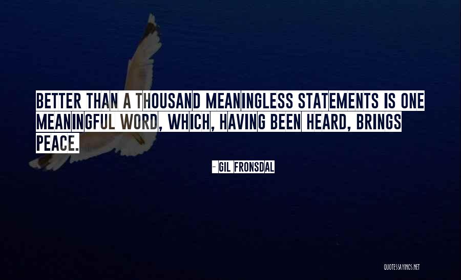 Few Word Meaningful Quotes By Gil Fronsdal Few Word Meaningful Quotes By Gil Fronsdal