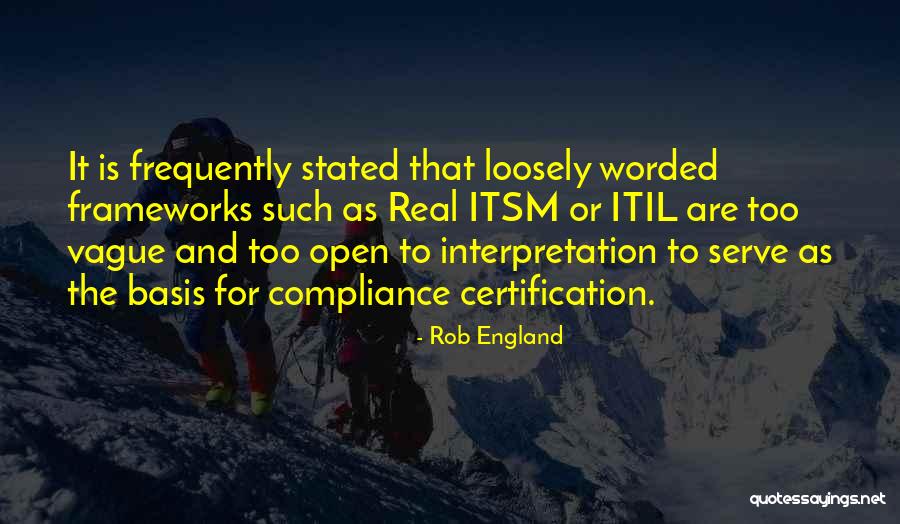 Few Worded Quotes By Rob England