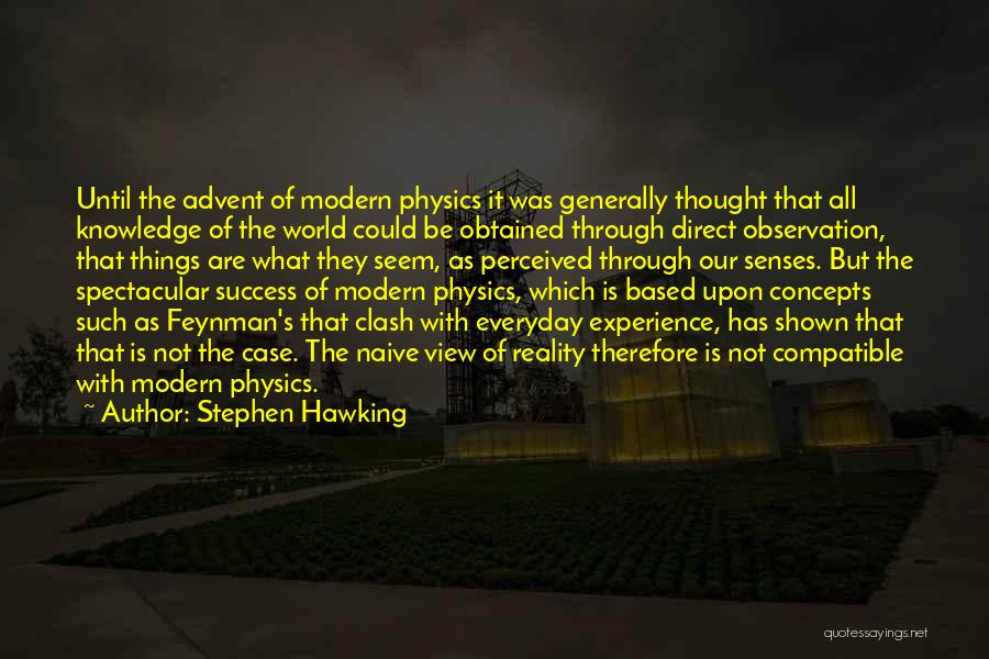 Feynman Physics Quotes By Stephen Hawking