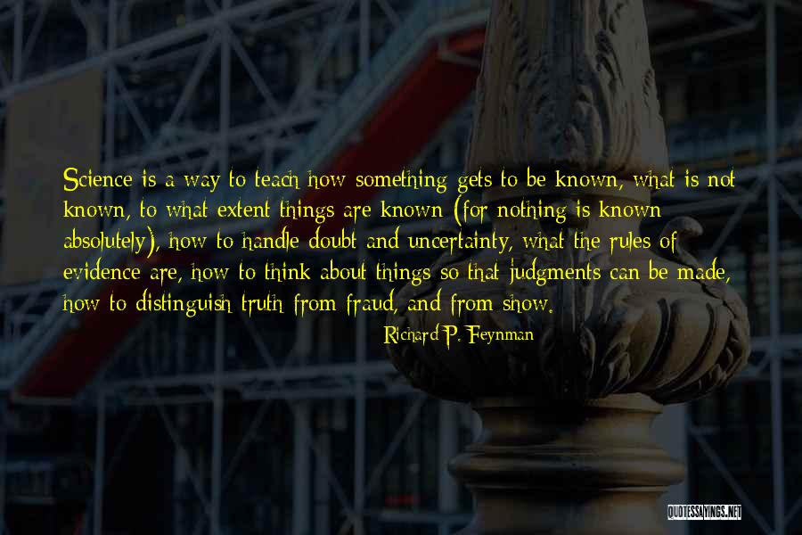 Feynman Science Quotes By Richard P. Feynman Feynman Science Quotes By Richard P. Feynman