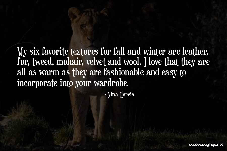 Feza Fiqurlari Quotes By Nina Garcia Feza Fiqurlari Quotes By Nina Garcia
