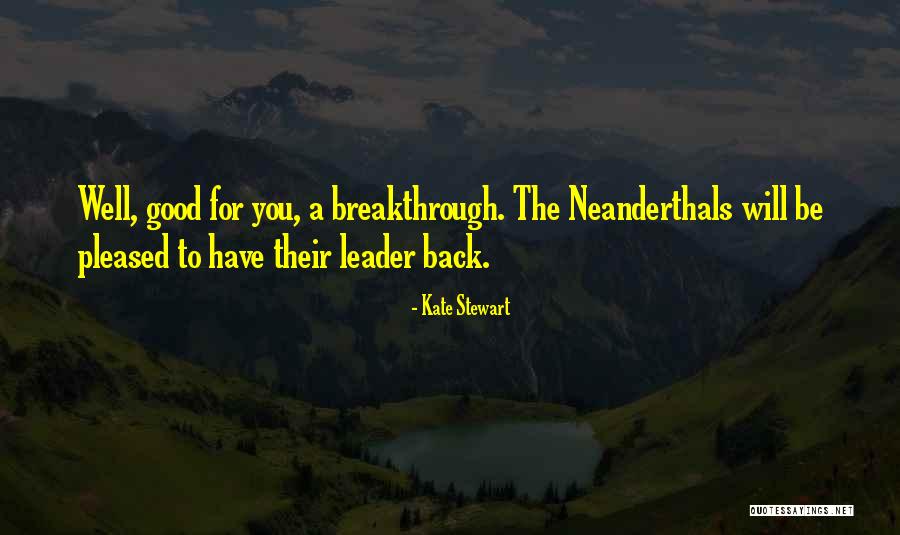Ffa Leadership Quotes By Kate Stewart