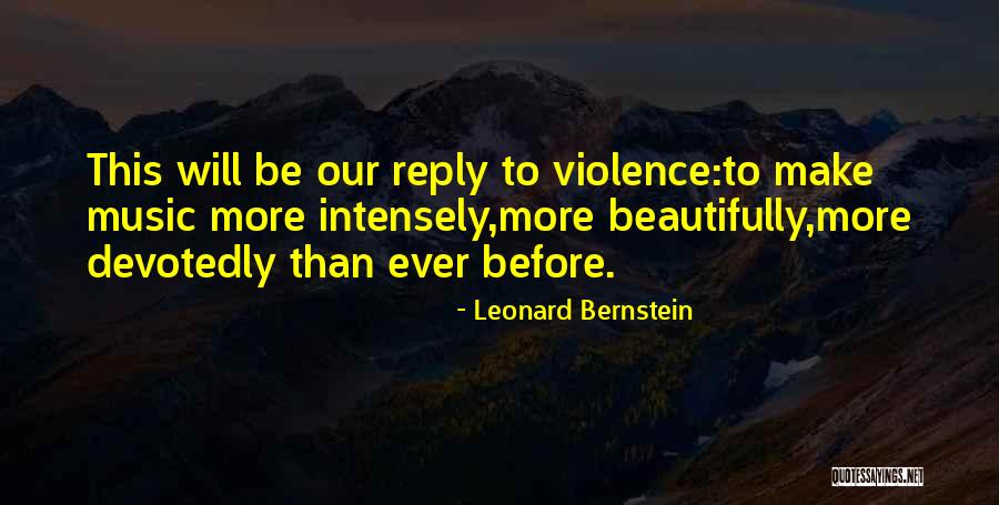 Ffordd Quotes By Leonard Bernstein Ffordd Quotes By Leonard Bernstein
