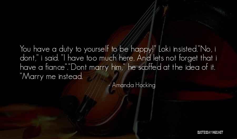 Fiance Her Quotes By Amanda Hocking Fiance Her Quotes By Amanda Hocking