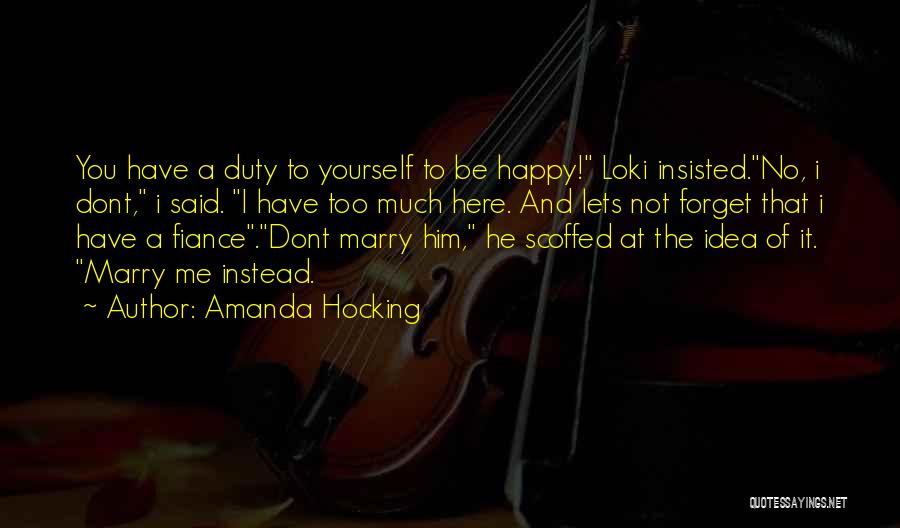 Fiance's Quotes By Amanda Hocking