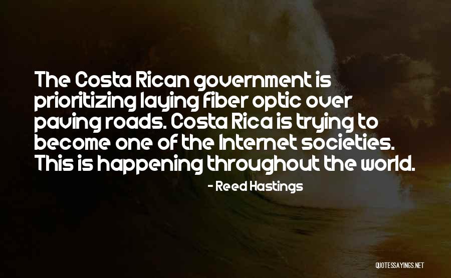 Fiber Internet Quotes By Reed Hastings