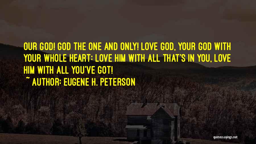 Fichtel Quotes By Eugene H. Peterson