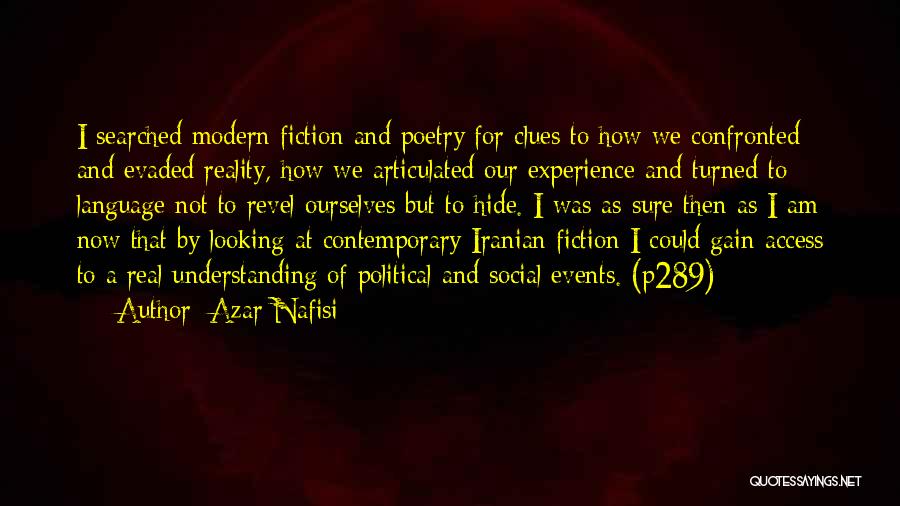 Fiction And Reality Quotes By Azar Nafisi