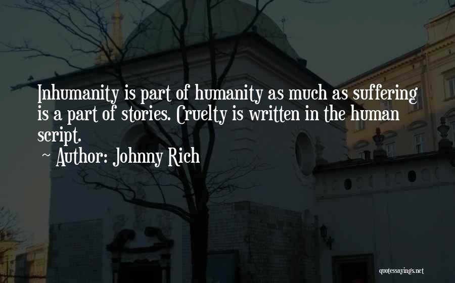 Fiction And Reality Quotes By Johnny Rich